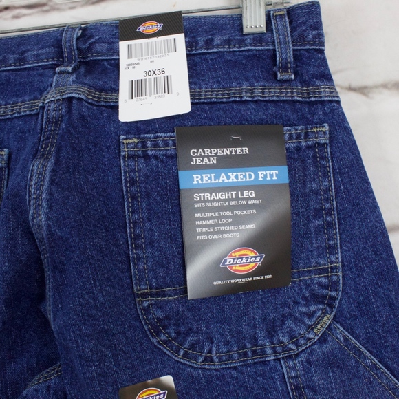 NEW DICKIES Relaxed Fit Carpenter Jean Relaxed Fit - Picture 7 of 8